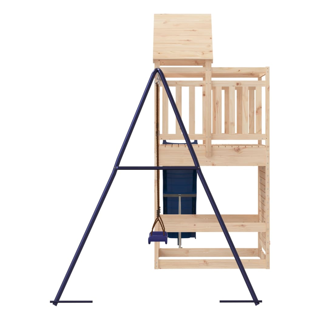 Outdoor Playset Solid Wood Pine