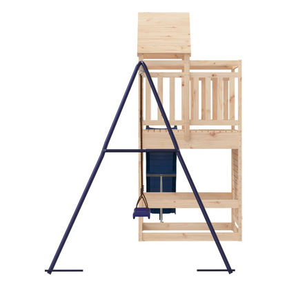 Outdoor Playset Solid Wood Pine