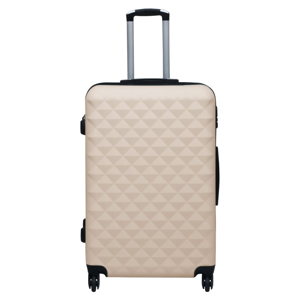Hardcase Trolley Set 2 pcs Gold ABS