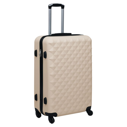 Hardcase Trolley Set 2 pcs Gold ABS