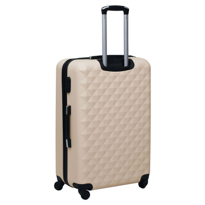 Hardcase Trolley Set 2 pcs Gold ABS