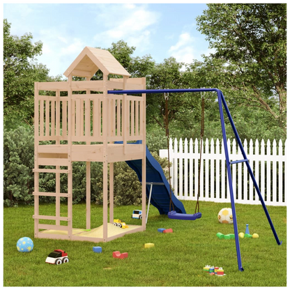 Outdoor Playset Solid Wood Pine