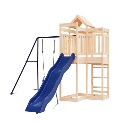 Outdoor Playset Solid Wood Pine