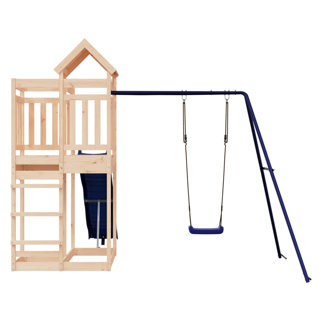 Outdoor Playset Solid Wood Pine