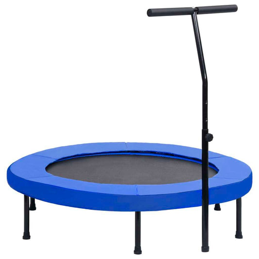 Fitness Trampoline with Handle and Safety Pad 122 cm