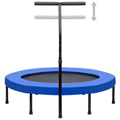 Fitness Trampoline with Handle and Safety Pad 122 cm