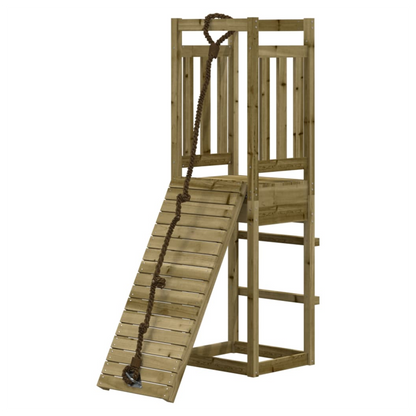 Playhouse with Climbing Wall Impregnated Wood Pine