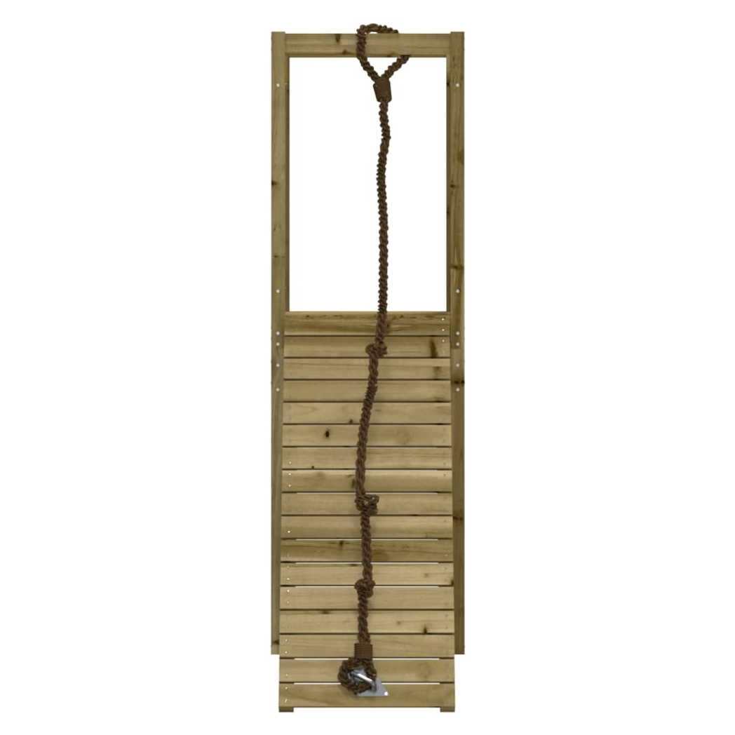 Playhouse with Climbing Wall Impregnated Wood Pine