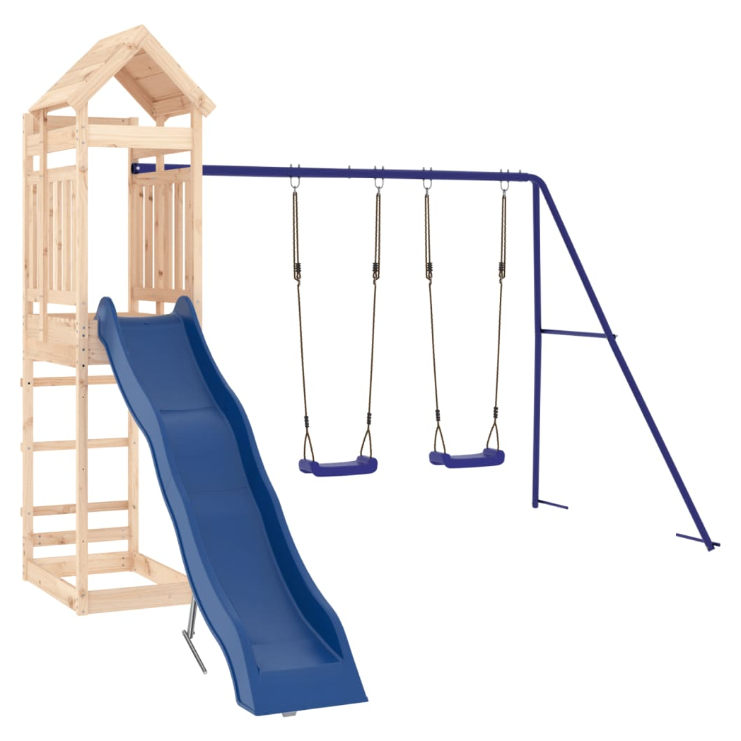 Outdoor Playset Solid Wood Pine