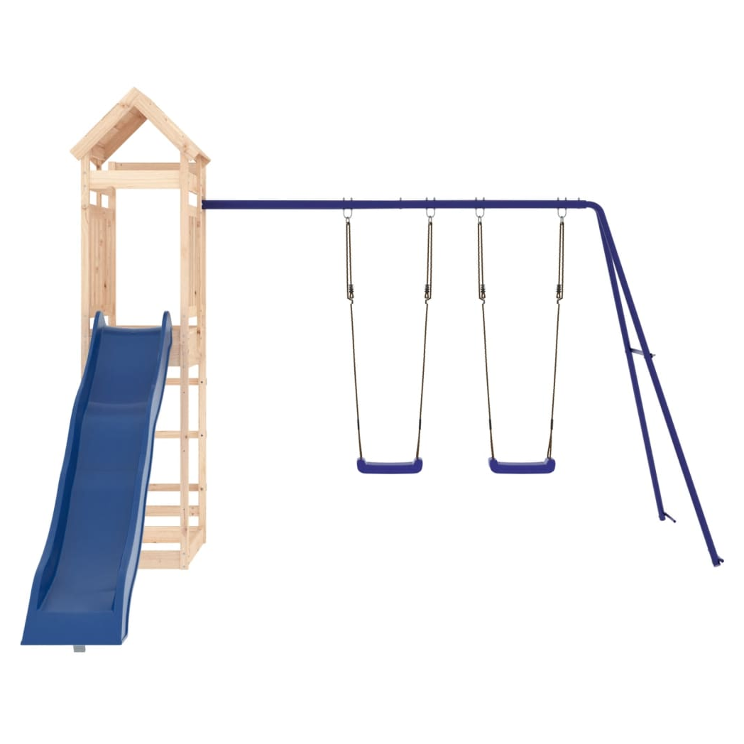 Outdoor Playset Solid Wood Pine