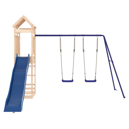Outdoor Playset Solid Wood Pine