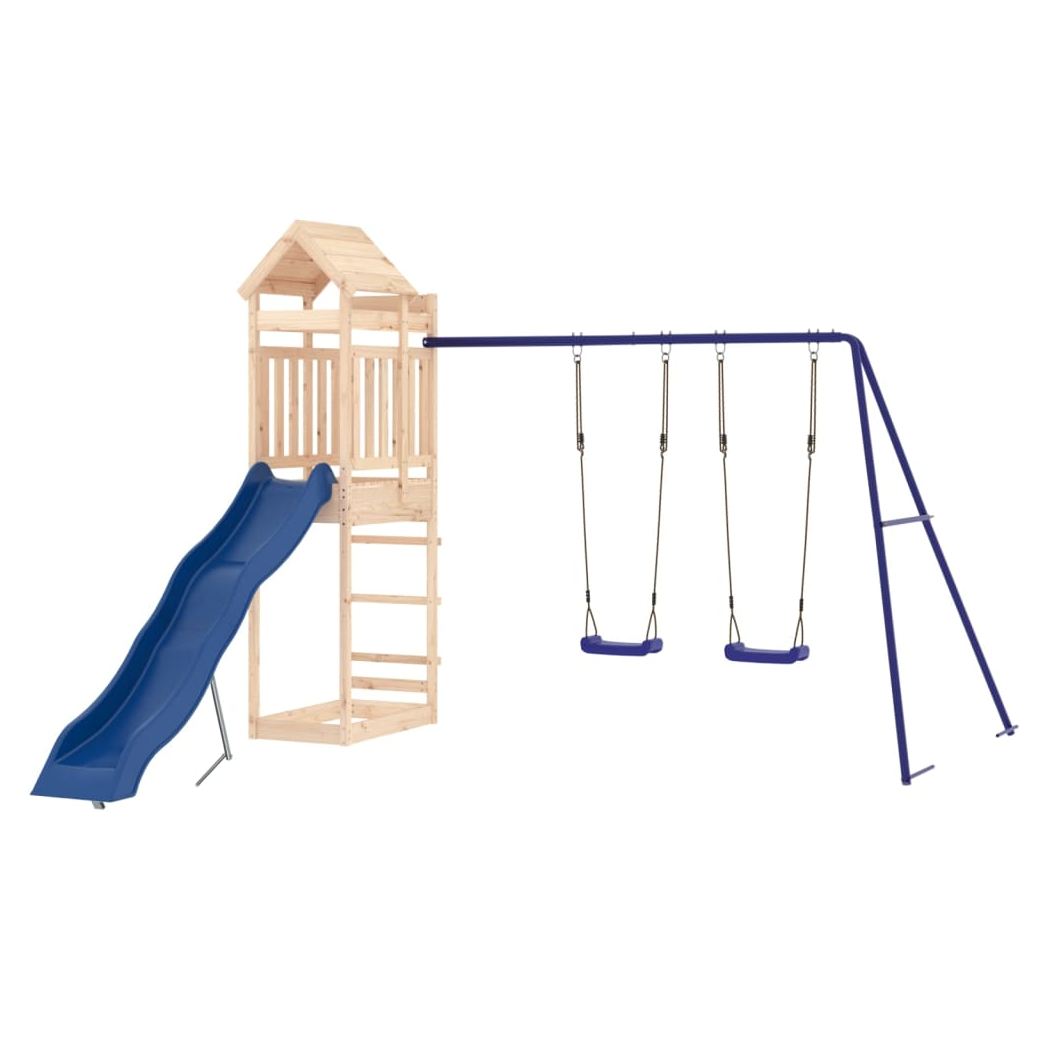 Outdoor Playset Solid Wood Pine