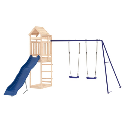 Outdoor Playset Solid Wood Pine