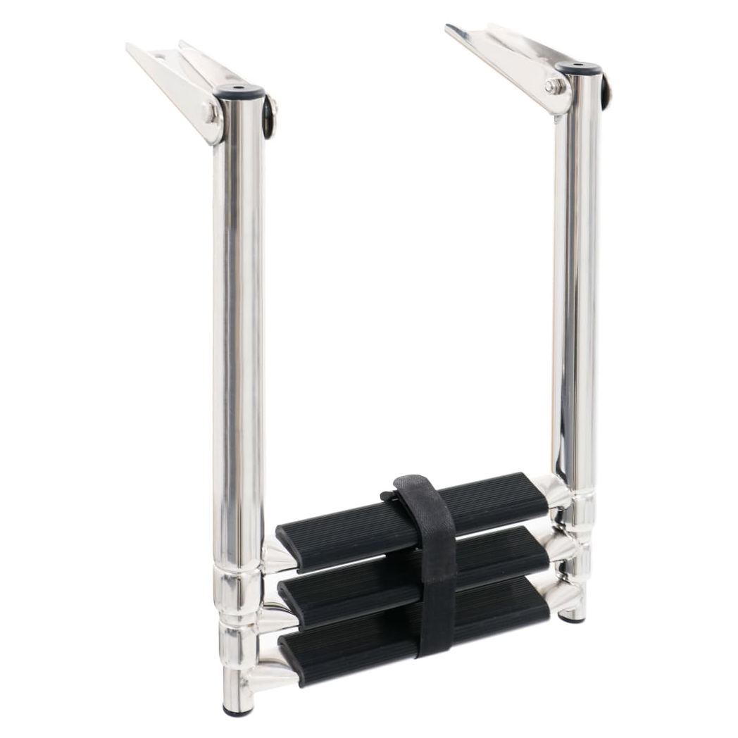 Folding Boarding Ladder 3-step Stainless Steel