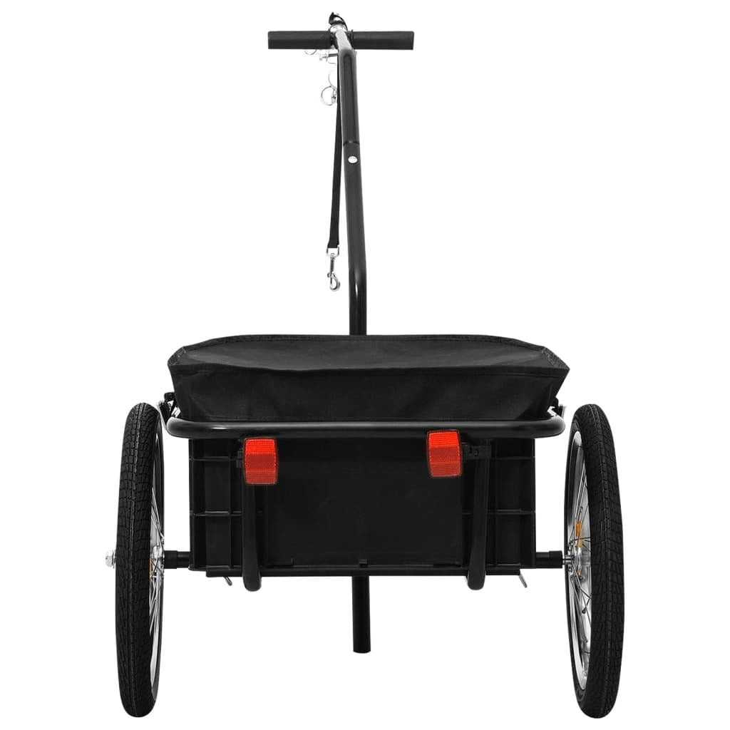 Bike Cargo Trailer/Hand Wagon 155x60x83 cm Steel Black