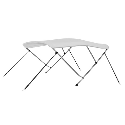 3 Bow Bimini Top White 183x140x137 cm