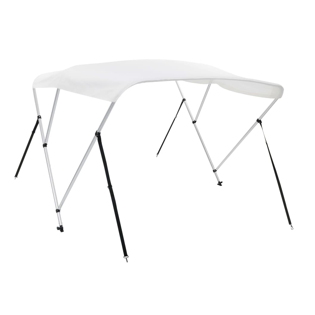 3 Bow Bimini Top White 183x140x137 cm