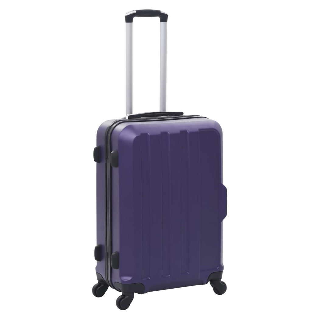 Hardcase Trolley Set 3 pcs Purple ABS