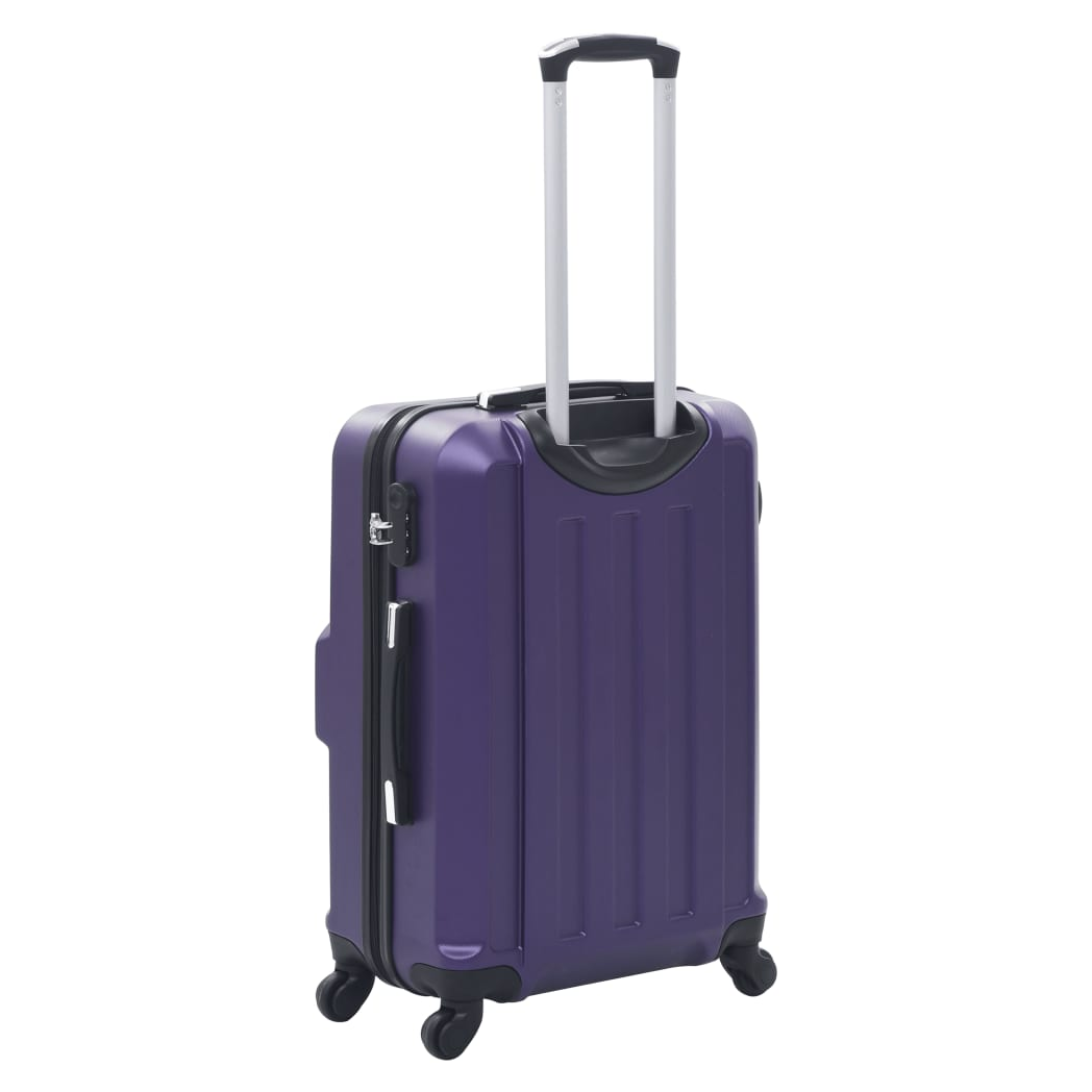 Hardcase Trolley Set 3 pcs Purple ABS