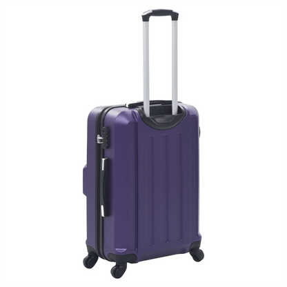 Hardcase Trolley Set 3 pcs Purple ABS