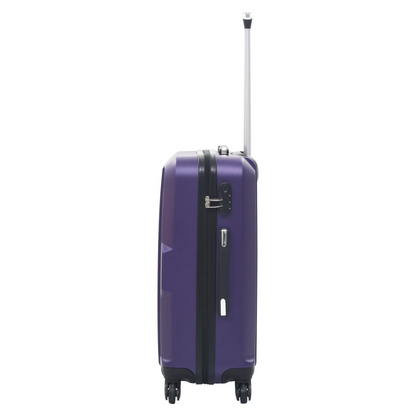 Hardcase Trolley Set 3 pcs Purple ABS