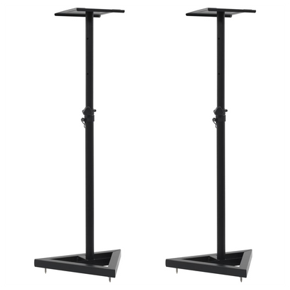 Studio Monitor Speaker Stands 2 pcs Black Steel