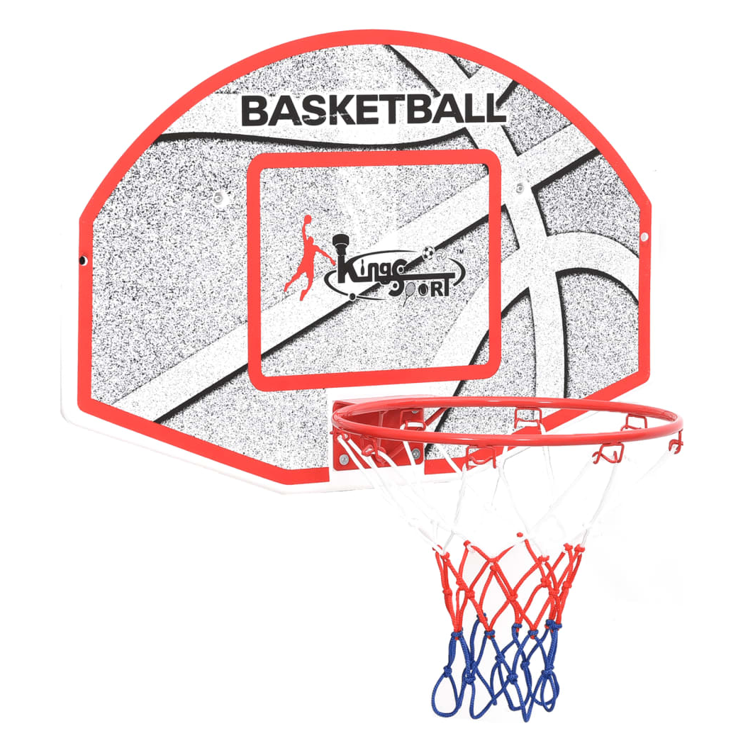 Five Piece Wall Mounted Basketball Backboard Set 66x44.5 cm