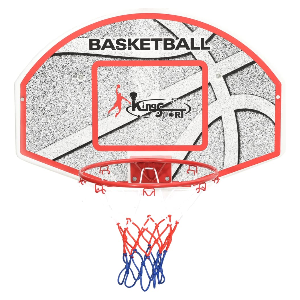 Five Piece Wall Mounted Basketball Backboard Set 66x44.5 cm