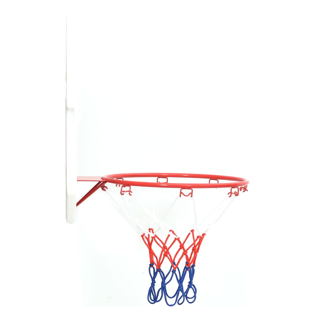Five Piece Wall Mounted Basketball Backboard Set 66x44.5 cm