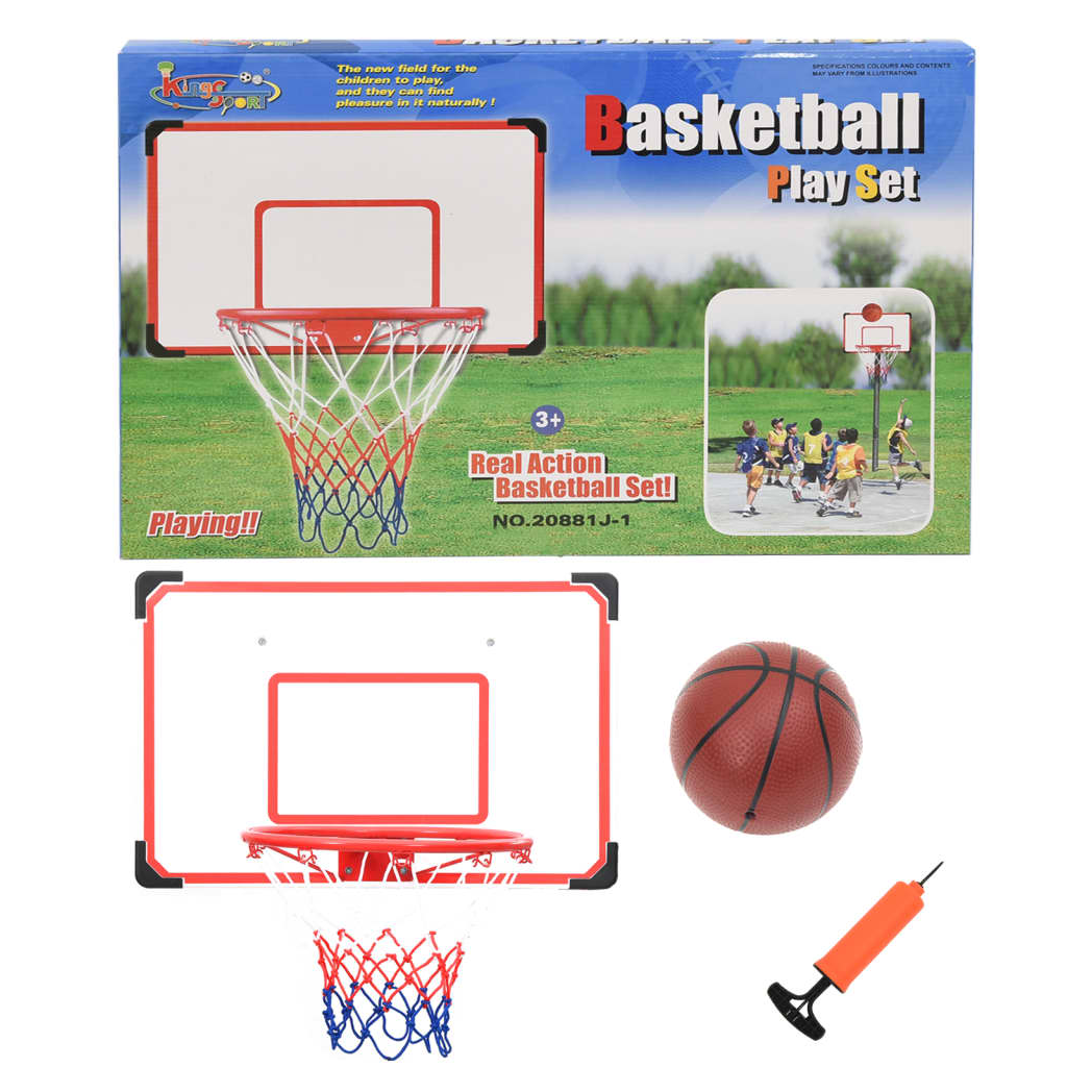 Five Piece Wall Mounted Basketball Backboard Set