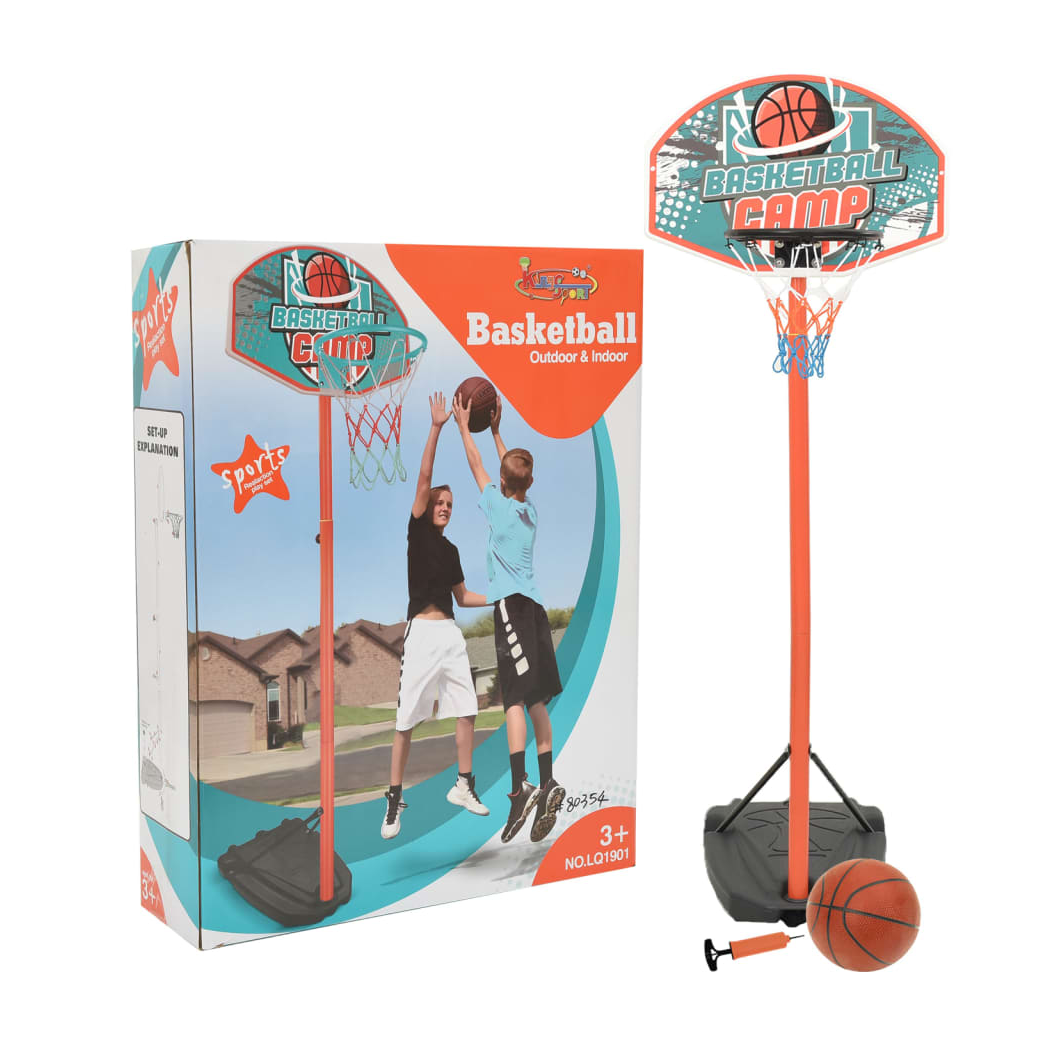 Portable Basketball Play Set Adjustable 180-230 cm