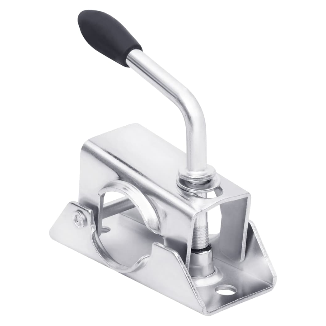 Jockey Wheel Clamps 2 pcs 13.5x6.5x14 cm Galvanised Steel