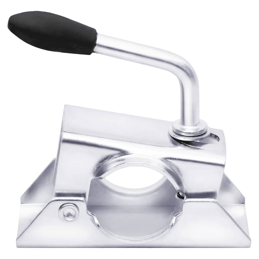 Jockey Wheel Clamps 2 pcs 13.5x6.5x14 cm Galvanised Steel