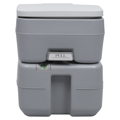 Portable Camping Toilet Grey 20+10 L