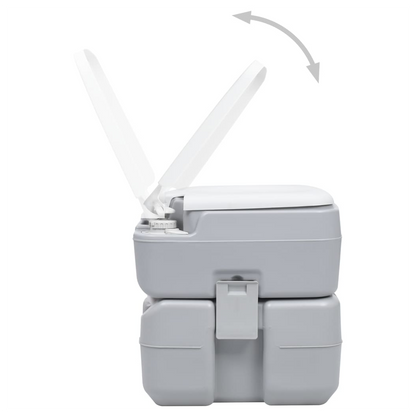 Portable Camping Toilet Grey 20+10 L