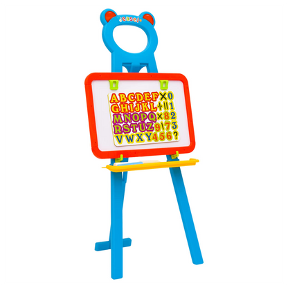 2-1 Children Easel with Chalkboard and Whiteboard