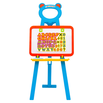 2-1 Children Easel with Chalkboard and Whiteboard