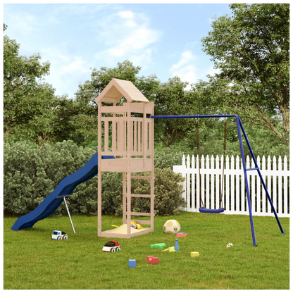 Outdoor Playset Solid Wood Pine