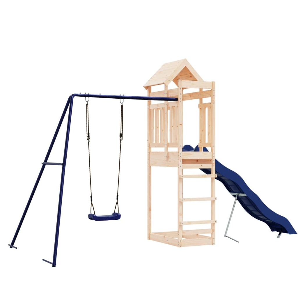 Outdoor Playset Solid Wood Pine