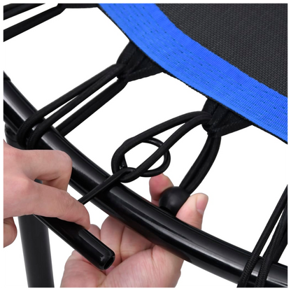 Fitness Trampoline with Handle and Safety Pad 102 cm