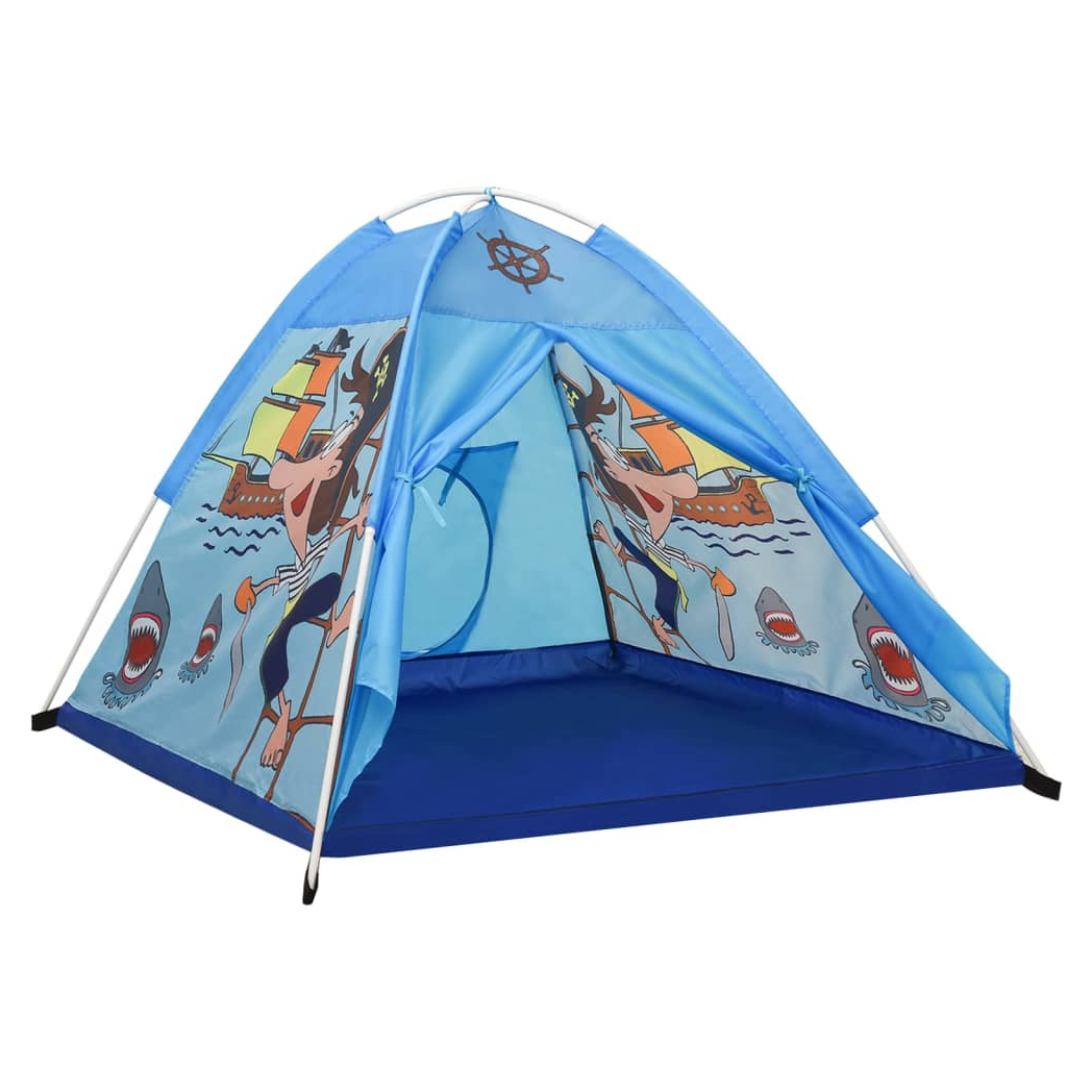 Children Play Tent with 250 Balls Blue 120x120x90 cm