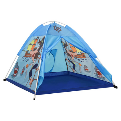 Children Play Tent with 250 Balls Blue 120x120x90 cm