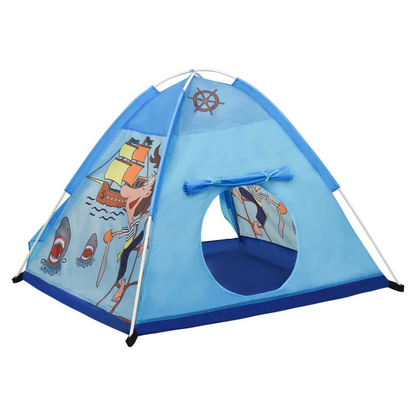 Children Play Tent with 250 Balls Blue 120x120x90 cm