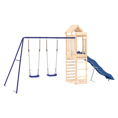 Outdoor Playset Solid Wood Pine