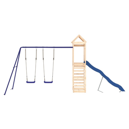Outdoor Playset Solid Wood Pine