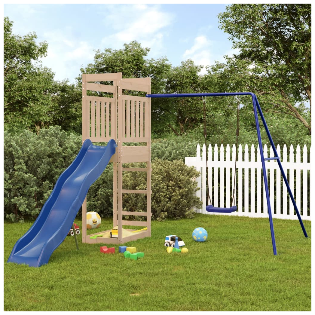 Outdoor Playset Solid Wood Pine