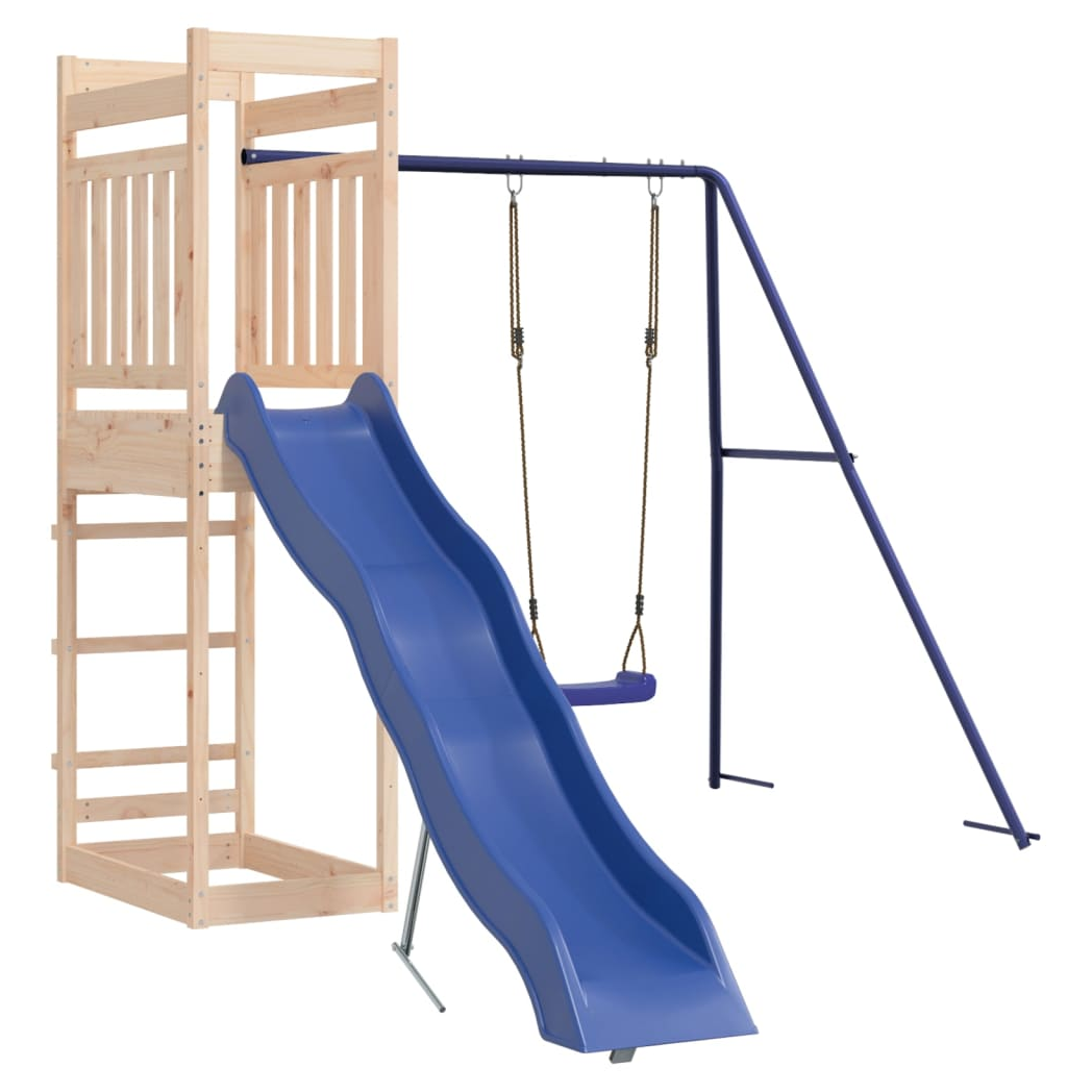 Outdoor Playset Solid Wood Pine