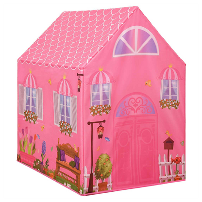 Children Play Tent with 250 Balls Pink 69x94x104 cm