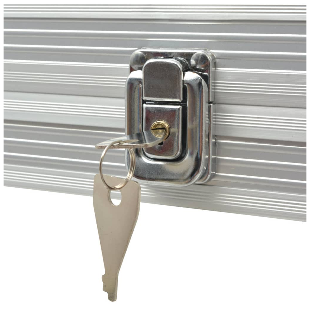 Poker Set with 500 Laser Chips Aluminium