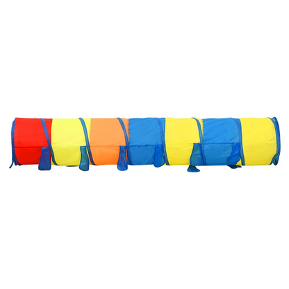 Children Play Tunnel with 250 Balls Multicolour 245 cm Polyester